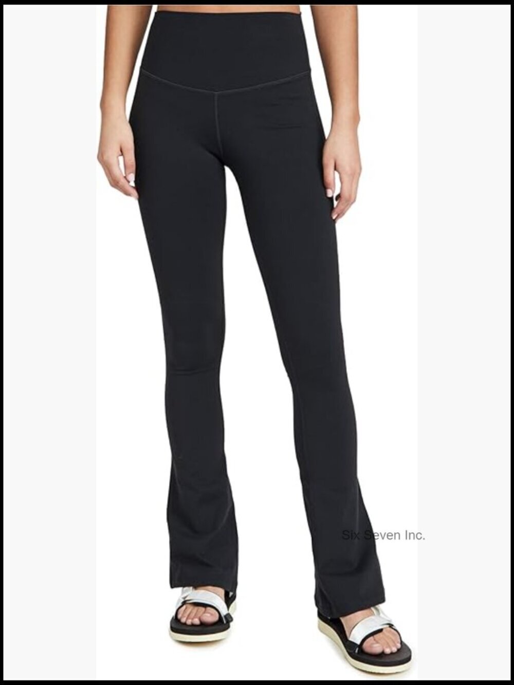 High Waist Supplex Flared Legging, 32" Inseam, Moisture-Wicking